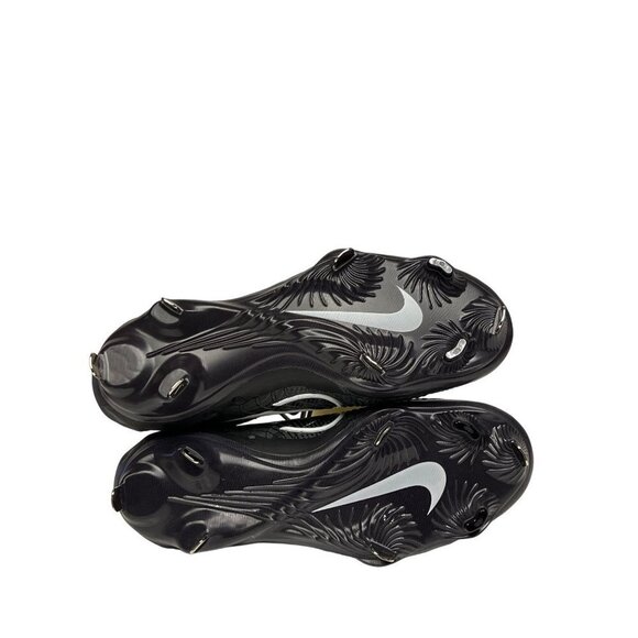 NEW! Nike Alpha Huarache Air Zoom Black Men\'s Baseball Cleats Shoes Size 7